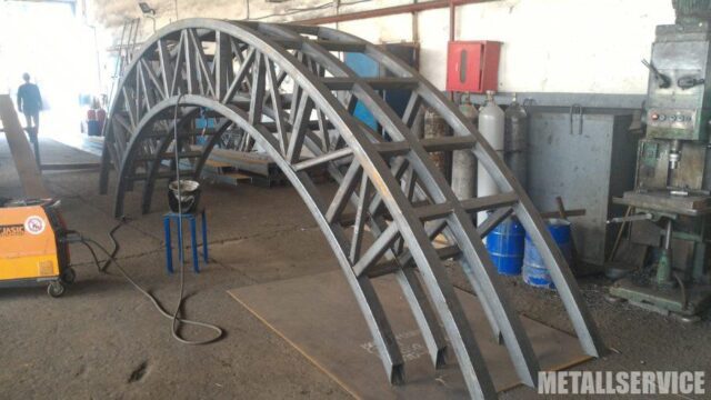 Изготовление металлической фермы 850 кг. (заказ в Киеве)