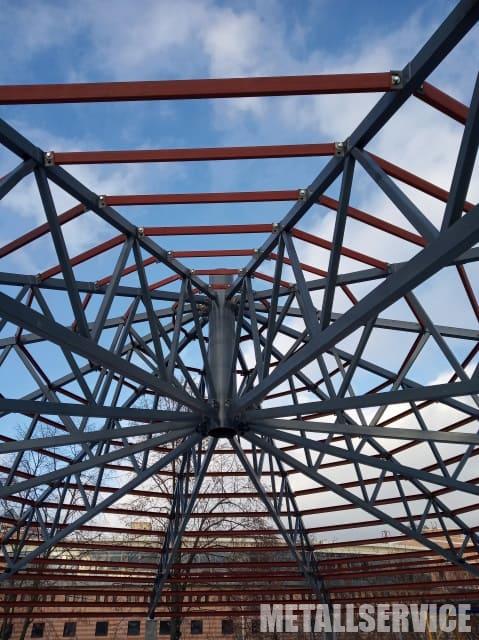 Металеві ферми для стайні ферма конструкция