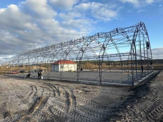 Тентовый ангар